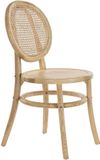 DKD Home Decor Keukenstoel Lichtbruin Rotan Olmenhout (43 x 43 x 89 cm)