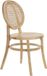 DKD Home Decor Keukenstoel Lichtbruin Rotan Olmenhout (43 x 43 x 89 cm)