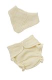 Heless Luier en Slabbetje Ecru 28 - 35 cm