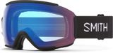 SMITH Daredevil Skibril Shiny Black / Blue Sensor Mirror Antifog