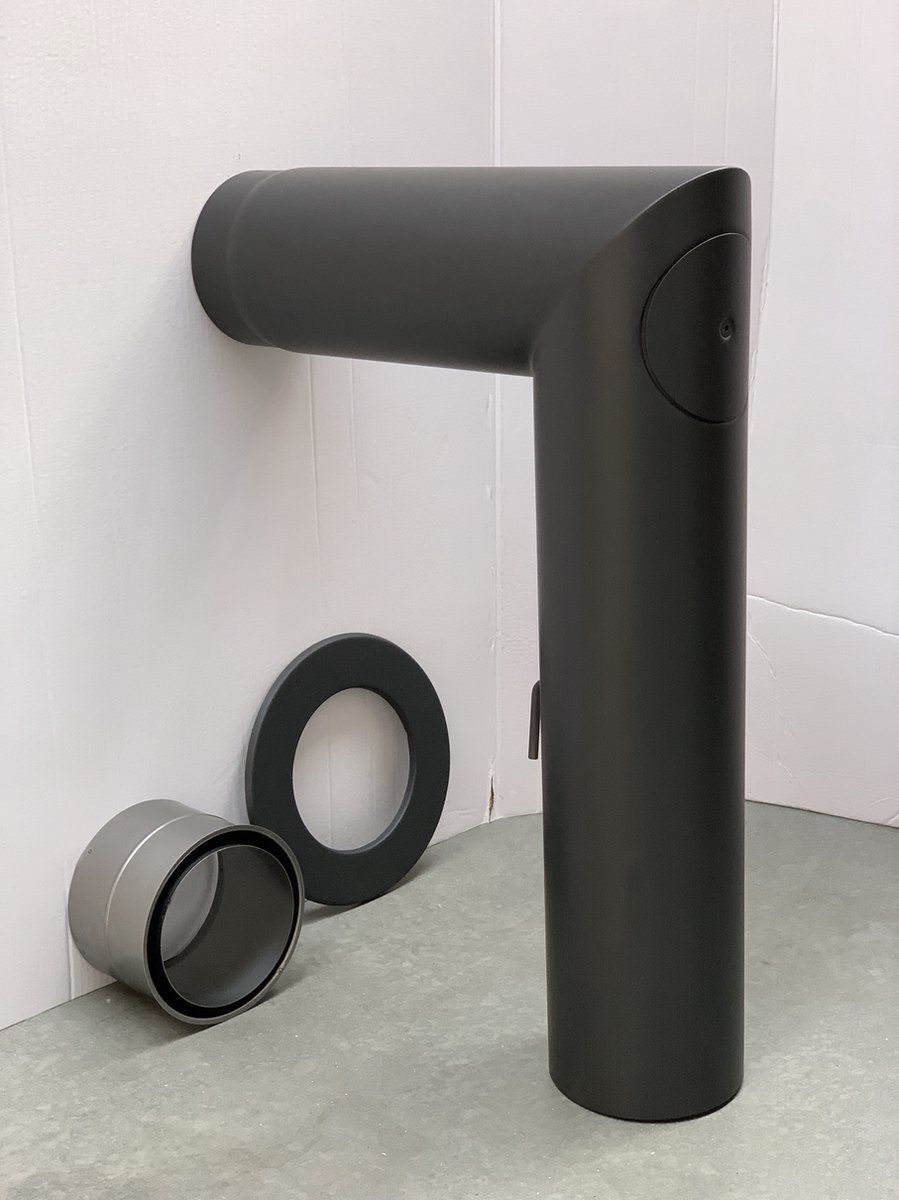 TT Kachelpijp VuurZon Ø150mm Knie set 90º - zwart