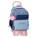Movom Spring Vibes Schoolrugzak met Dubbel Compartiment with Marine Car 32x45x19 cm Polyester 27.36L