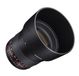 Samyang SY85M-FX 85mm F1.4 Ultra Wide Lens voor Fuji X Mount Camera's, Zwart