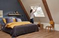 Bouwkern Hamstra Plus rolhor, vliegengordijn voor DAKRAAM wit 134x155cm