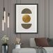 Boho Affiche / Poster - 70x100 Cm - Bordure Noire
