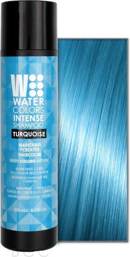Tressa Watercolors Intense Shampoo - Intense Turquoise - 250ml