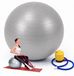 Merkloos / Sans marque Relaxdays Fitnessbal - ø 75 cm - Grijs