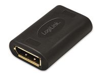 LogiLink DisplayPort AV Adapter [1x DisplayPort - 1x DisplayPort] Zwart