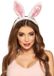 Merkloos Haarband met konijnenoren - Bunny oortjes - Diadeem - Haaraccessoires - Wit/roze