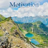 Motivation 2027 12 X 24 Inch (Hanging) Monthly Square Wall Calendar Foil Stamped Cover Plastic-Free