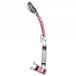 Cressi Itaca Ultra Dry snorkel - Transparant / Pink