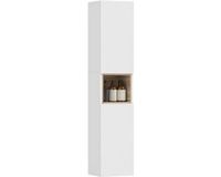 Homcom Badkamerkast MDF 30L x 24B x 140H cm Wit