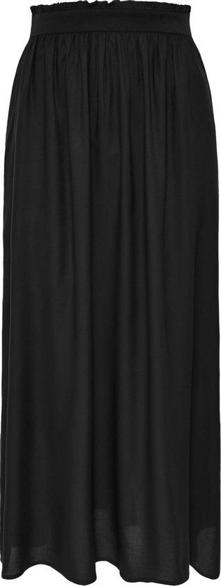 ONLY ONLVENEDIG LIFE LONG SKIRT WVN NOOS Women's Skirt - Size L - Black