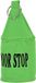 Esschert Design deurstopper Neon - 2,5 kg - canvas - groen - 13 x 13 x 28.5 cm