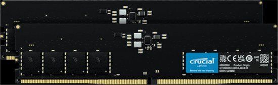 Crucial DDR5 32GB PC 4800 CL40 KIT (2x16GB) Single Rank