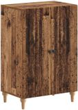 vidaXL Schoenenkast ALKMAAR 59,5 x 39,5 x 90 cm Bewerkt hout Oud hout