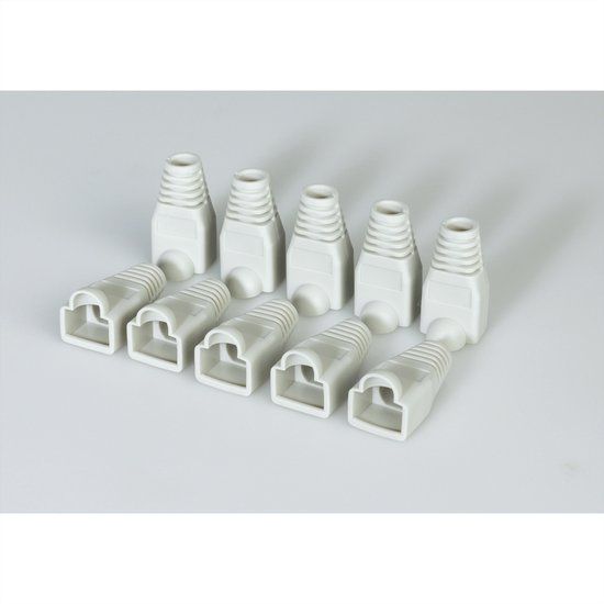 Roline Tule grijs voor RJ-45, 10 stuks