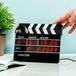 Out of the Blue Filmklapper Wekker Digitale Klok met LED Display Hollywood Retro Zwart