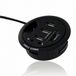 eKit MDHEK USB 2.0 Multi Desk Hub met 3 poorten zwart