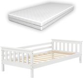 In And OutdoorMatch Kinderbed Cicero - Met matras en veiligheidsvoorziening - 80x160 - Wit