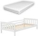In And OutdoorMatch Kinderbed Cicero - Met matras en veiligheidsvoorziening - 80x160 - Wit