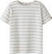 LIL' ATELIER MINI T-shirt rayé blanc