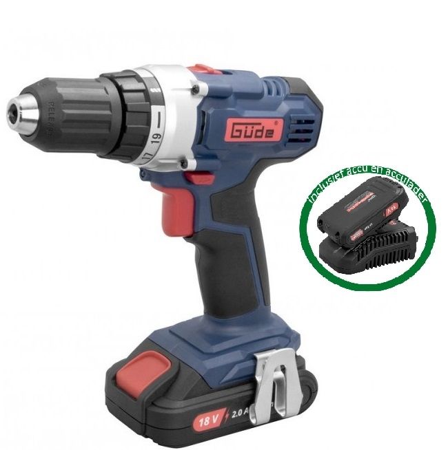 Güde BSB 18-201-30K Accu klopboormachine