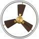 Lucci Air Cessna Plafondventilator | 70 cm | Antiek messing | Inclusief lamp