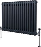 MonsterShop 2-kolomsradiator - antraciet - 60x83 cm - 15jr garantie