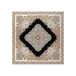Roeckl Doek 'SQUARE GARDEN PAISLEY' gemengde kleuren