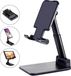 Support téléphone/tablette - Pliable et réglable - Noir