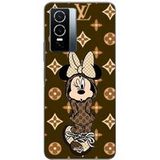 Disney Hoesje voor Vivo Y76 5G Minnie Mouse LV Bruin