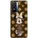 Disney Hoesje voor Vivo Y76 5G Minnie Mouse LV Bruin