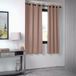 HomeMaison Rideau occultant 140 x 280 cm Rose clair