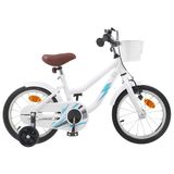 vidaXL Kinderfiets 14 Inch Wit