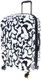 MANDARINA DUCK Logoduck + Printed Exp.Trolley Moire zwart wit 69cm