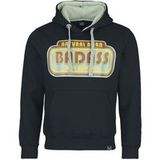 King Kerosin Trui met capuchon - Badass Hoodie - S tot 4XL - voor Mannen - zwart