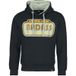 King Kerosin Trui met capuchon - Badass Hoodie - S tot 4XL - voor Mannen - zwart