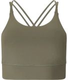 Athlecia Vrouwenbeha Elli V2, L, Stoffige Olijf, Polyester, Elastaan, Lichte ondersteuning, Voorgevormde cup