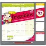 Frigobloc Mensuel 2025 - Calendrier d'organisation familiale / mois (de sept. 2024 à déc. 2025): Le calendrier mensuel maxi-aimanté pour se simplifier la vie ! Avec 1 crayon
