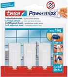 tesa Haken Small Classic - Wit - 3 stuks