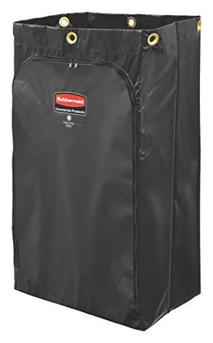 Rubbermaid Commercial Products Rubbermaid Commercial Executive Series Cleaning Cart Bag, 24 Gallon, Black, 1966720