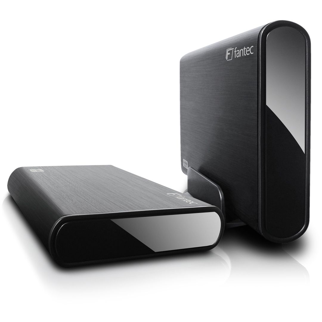 Fantec DB-ALU31 - Behuizing voor opslagstations - Zwart