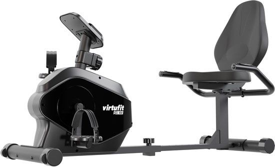 VirtuFit RB 1.0 Recumbent Bike - Hometrainer - 8 Weerstandsniveaus - Zwart