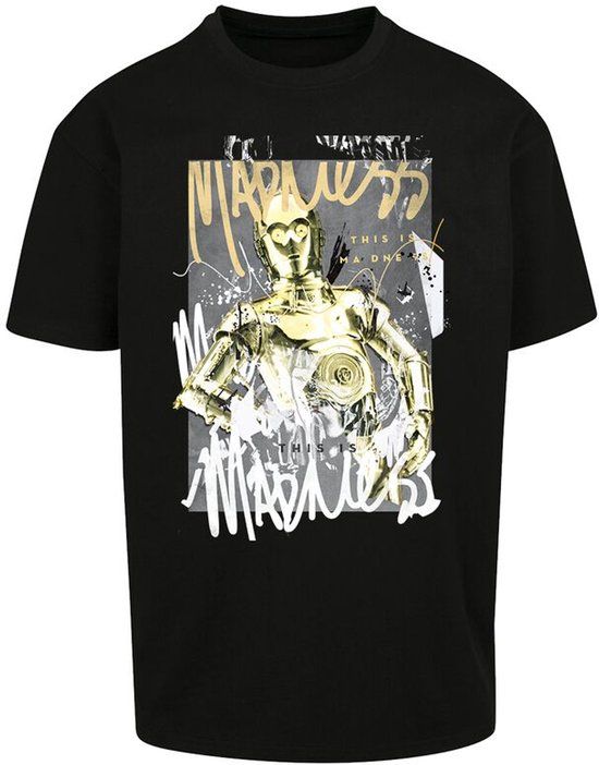 Star Wars C3PO - This Is Madness Heren Oversized T-shirt - zwart - L