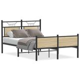 VidaXL Bedframe Sonoma Eiken 120x190 cm