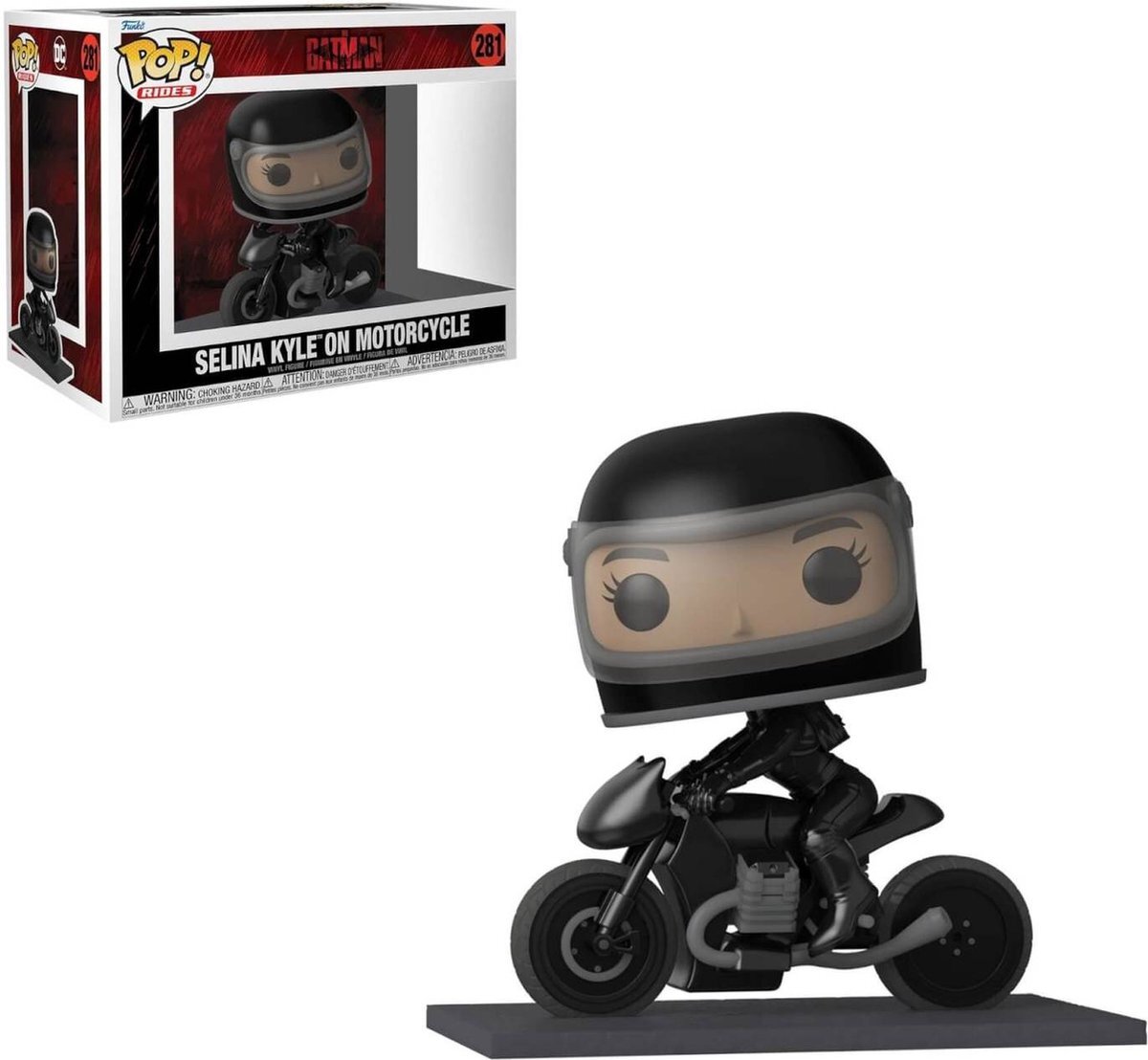 Funko Figuur Catwoman op motorfiets The Batman 15Cm