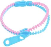 AWR Vrolijke Rits Armbanden / Rits Fidget / Stress Bandjes | Gekleurde Ritsen | Anti-Stress Fidget - Blauw-Roze