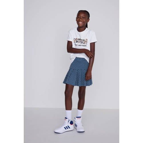 Coolcat Rok Mackenzie met Geometrisch Jacquard Patroon Blauw Meisjes Polyester - maat 146/152