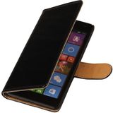 Best Cases PU Leder Zwart Microsoft Lumia 535 Book/Wallet Case/Cover Hoesje